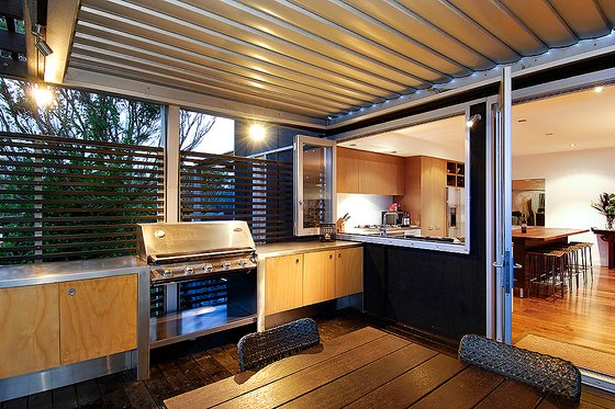 Exterior - Outdoor Living for Modern House Plan #496-14 - 4 bed, 3.5 bath