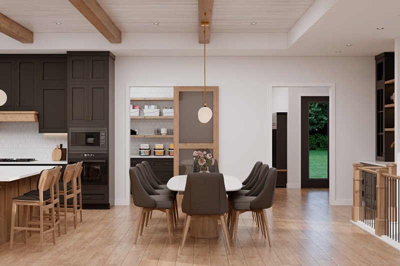 Dream House Plan - Interior - Dining Room for Craftsman House Plan #1089-68 - 3 bed, 4.5 bath