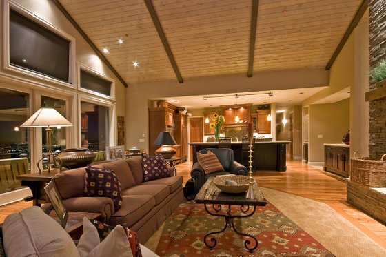 Interior - Family Room 2 for Craftsman House Plan #124-753 - 3 bed, 3.5 bath
