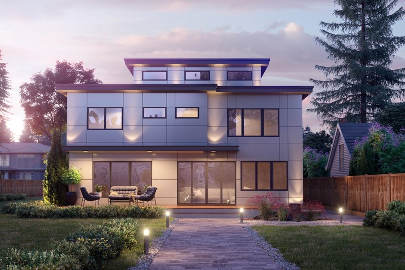 House Plan Design - Exterior - Other Elevation for Contemporary House Plan #1066-113 - 5 bed, 4 bath