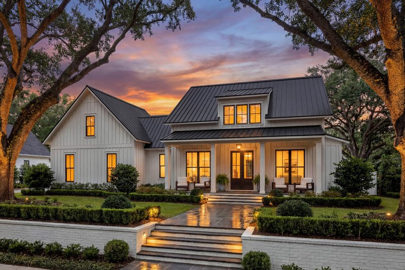 Architectural House Design - Exterior - Front Elevation 4 for Farmhouse House Plan #430-256 - 2 bed, 2 bath