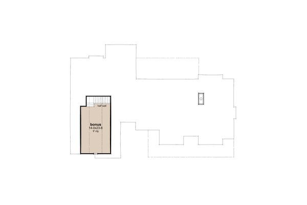 Cottage Floor Plan - Upper Floor Plan #120-285