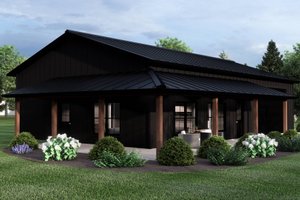 Exterior - Other Elevation 1 for Barndominium House Plan #1064-282 - 2 bed, 1 bath