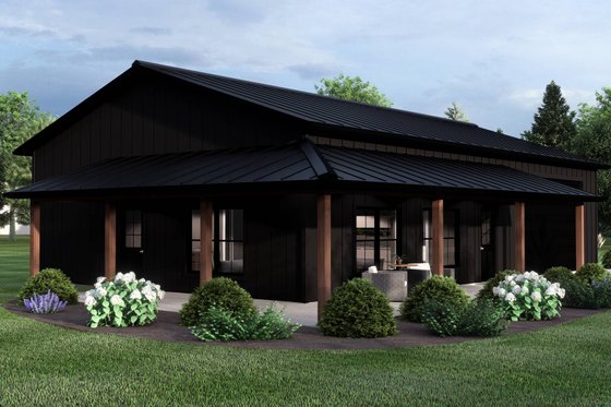 Exterior - Other Elevation 1 for Barndominium House Plan #1064-282 - 2 bed, 1 bath