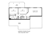 European Style House Plan - 4 Beds 3 Baths 2445 Sq/Ft Plan #53-272 