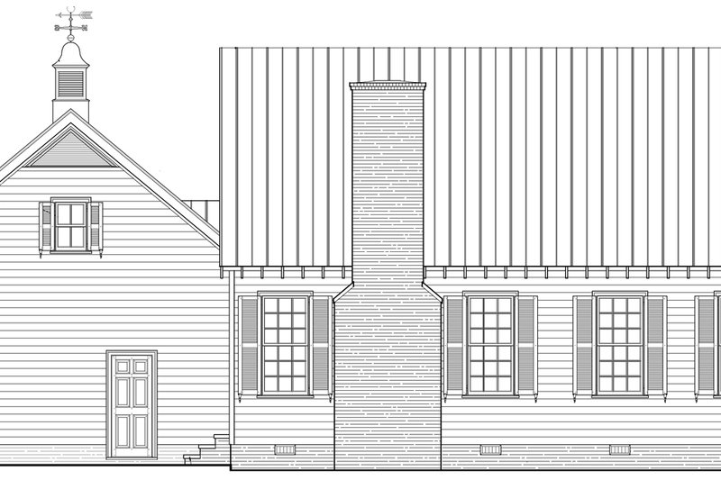 Dream House Plan - Exterior - Rear Elevation for Country House Plan #137-278 - 3 bed, 2.5 bath
