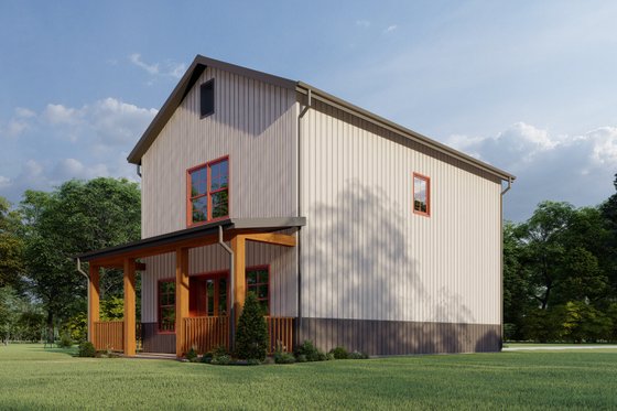 Exterior - Other Elevation for Barndominium House Plan #1092-18 - 1 bed, 1.5 bath