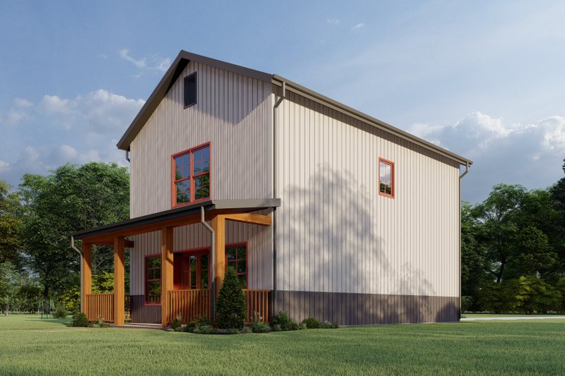House Plan Design - Exterior - Other Elevation for Barndominium House Plan #1092-18 - 1 bed, 1.5 bath