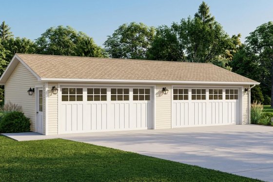 Exterior - Front Elevation for Country House Plan #1064-81, 0 bath