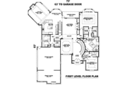 European Style House Plan - 4 Beds 4 Baths 4852 Sq/Ft Plan #81-1329 
