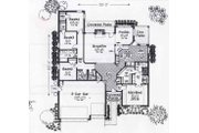 Colonial Style House Plan - 4 Beds 2.5 Baths 2100 Sq/Ft Plan #310-801 