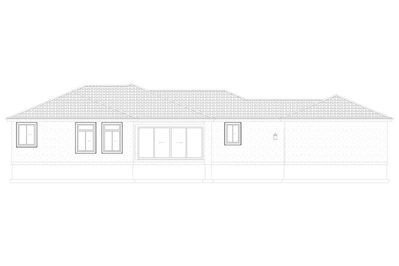 House Design - Exterior - Front Elevation 5 for Mediterranean House Plan #1060-255 - 3 bed, 2.5 bath