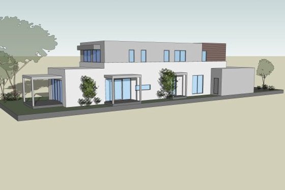 Exterior - Other Elevation 6 for Modern House Plan #496-27 - 4 bed, 2.5 bath