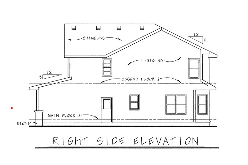 Dream House Plan - Exterior - Other Elevation 1 for Bungalow House Plan #20-1739 - 3 bed, 3 bath
