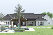 Farmhouse Style House Plan - 4 Beds 4.5 Baths 4187 Sq/Ft Plan #1112-3 