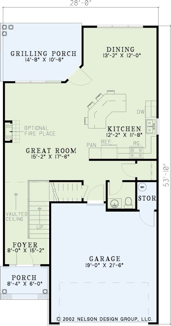 Home Plan - Traditional Floor Plan - Main Floor Plan #17-422
