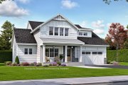 Farmhouse Style House Plan - 4 Beds 3.5 Baths 2768 Sq/Ft Plan #51-1363 Exterior 