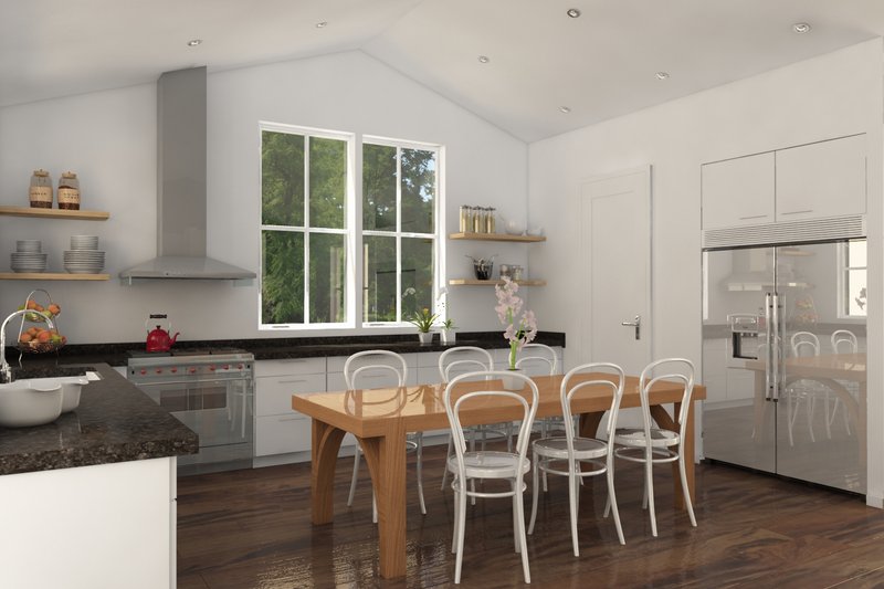 Home Plan - Interior - Kitchen 1 for Ranch House Plan #888-4 - 2 bed, 2 bath