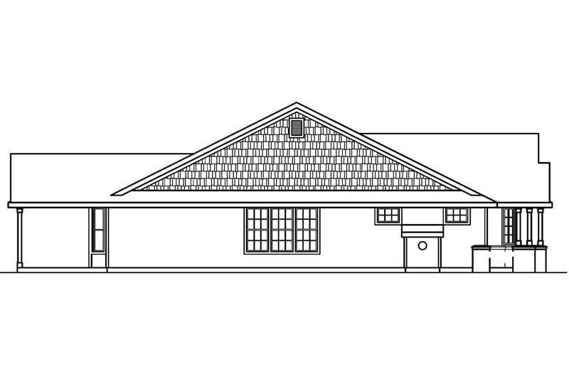 Home Plan - Exterior - Other Elevation for Craftsman House Plan #124-387 - 4 bed, 3 bath