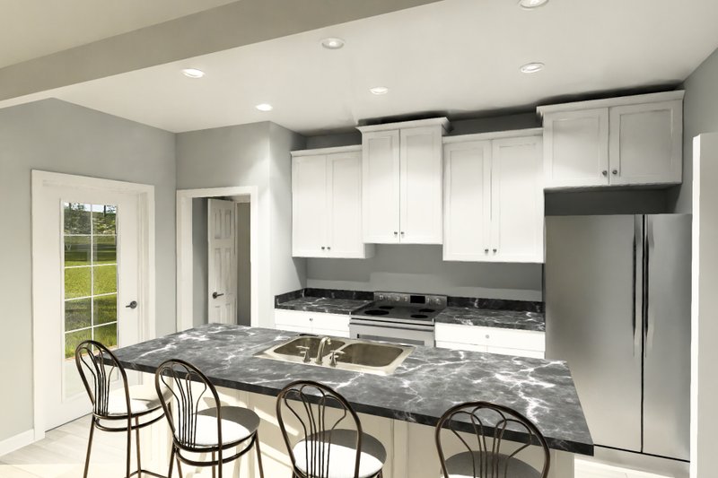 Architectural House Design - Interior - Kitchen 2 for Cottage House Plan #513-2425 - 3 bed, 2 bath