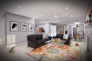 Prairie Style House Plan - 4 Beds 3 Baths 2307 Sq/Ft Plan #70-1520 