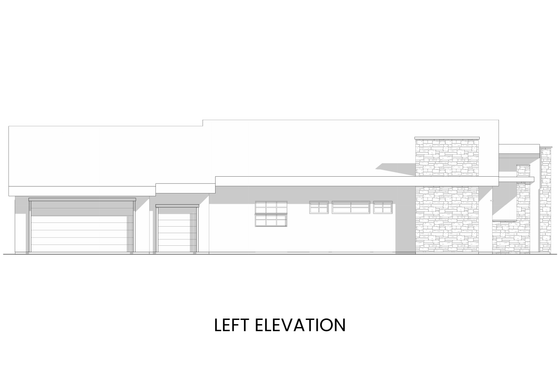 Exterior - Other Elevation for Contemporary House Plan #1108-16 - 3 bed, 2.5 bath