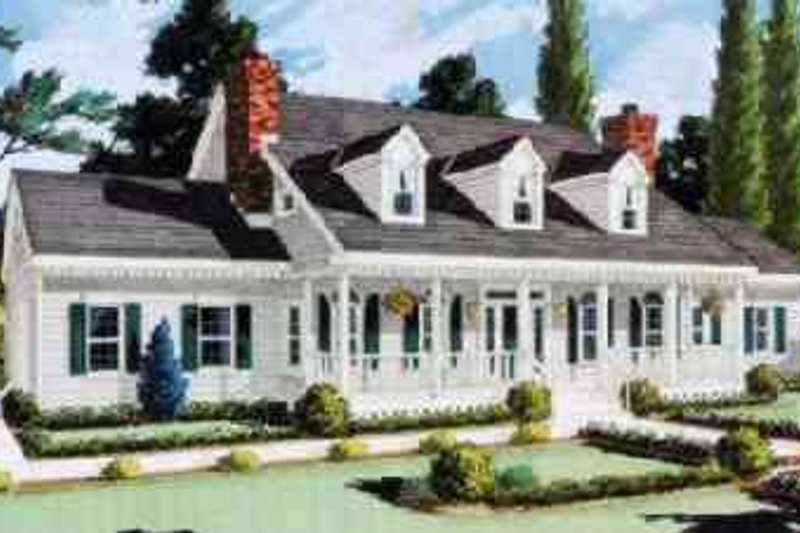 House Design - Farmhouse Exterior - Front Elevation Plan #3-218