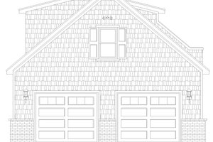 Exterior - Front Elevation 3 for Traditional House Plan #932-356 - 1 bed, 1 bath