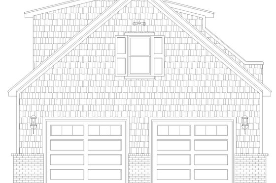 Exterior - Front Elevation 3 for Traditional House Plan #932-356 - 1 bed, 1 bath