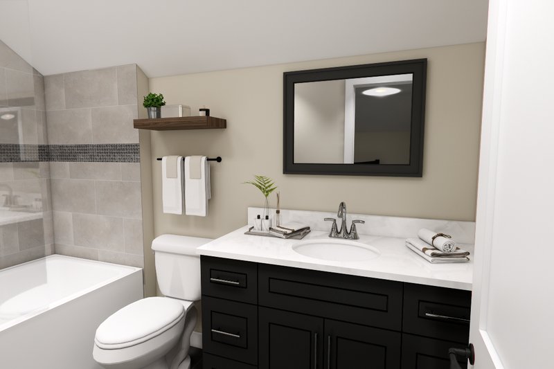 House Design - Interior - Bathroom 1 for Farmhouse House Plan #51-1360 - 4 bed, 3.5 bath