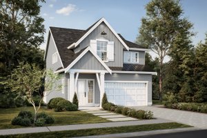 Home Plan - Farmhouse Exterior - Front Elevation Plan #1114-113