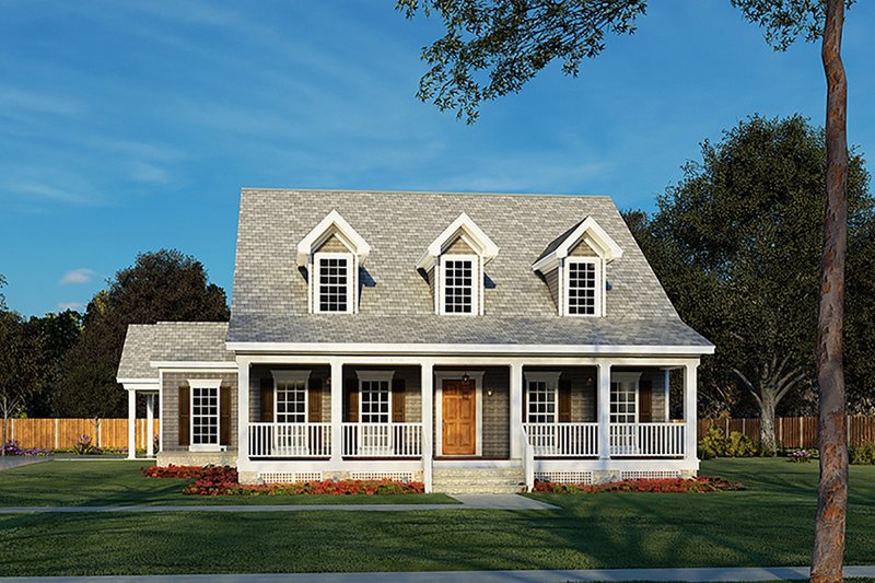 Home Plan - Country Exterior - Front Elevation Plan #17-2741