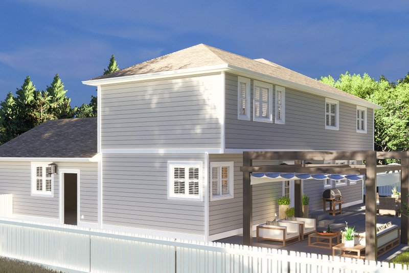 Dream House Plan - Exterior - Other Elevation for Traditional House Plan #1060-189 - 5 bed, 3 bath