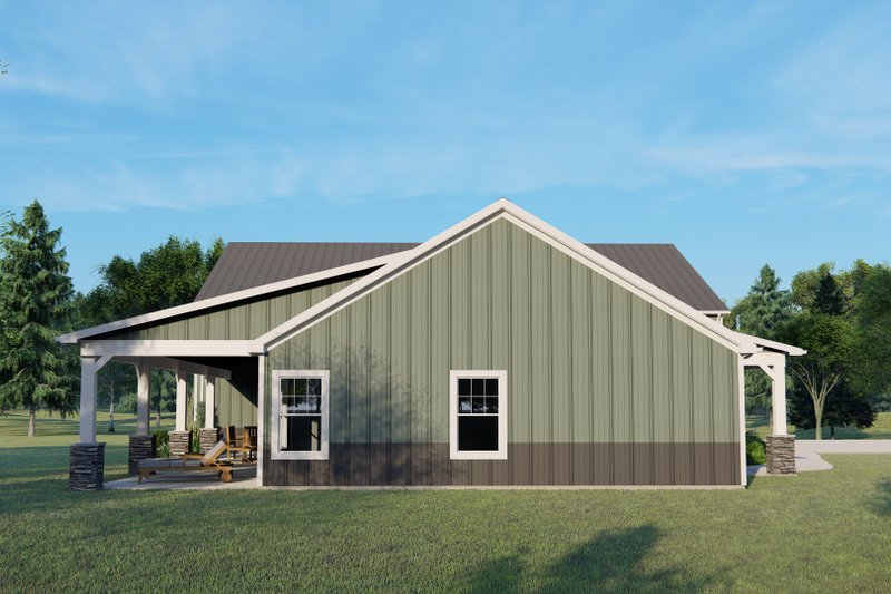 Country Style House Plan - 3 Beds 2 Baths 1896 Sq/Ft Plan #1064-161 ...