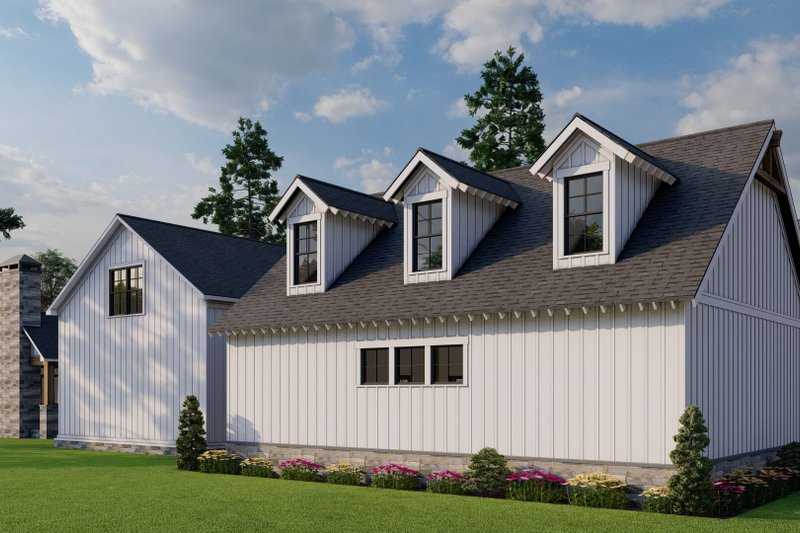 Home Plan - Exterior - Rear Elevation 2 for Farmhouse House Plan #923-435 - 3 bed, 4.5 bath