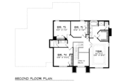 Modern Style House Plan - 4 Beds 2.5 Baths 2772 Sq/Ft Plan #70-439 