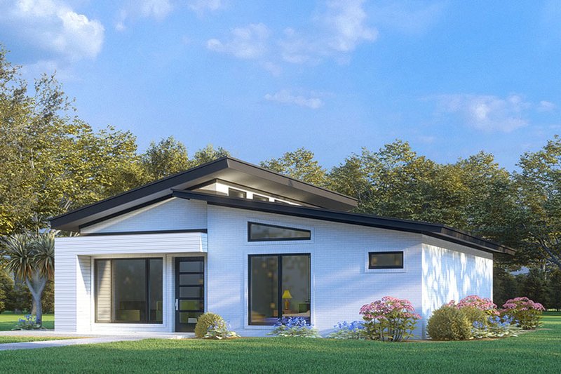 House Design - Exterior - Other Elevation for Contemporary House Plan #923-287 - 3 bed, 2 bath