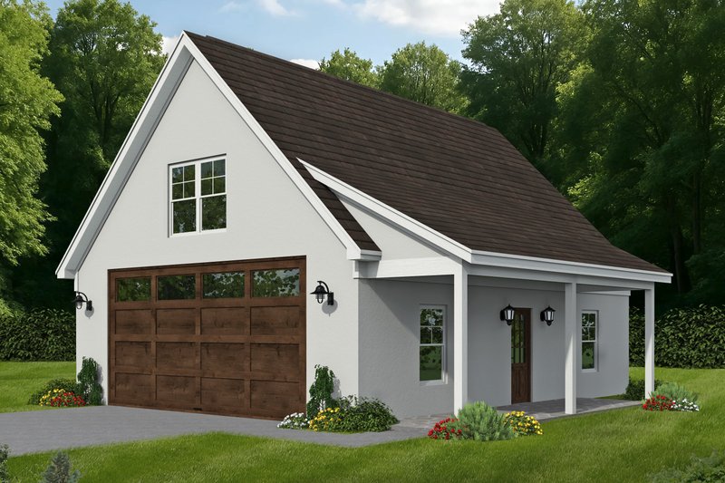 Dream House Plan - Exterior - Front Elevation 2 for Country House Plan #932-1380, 0 bath