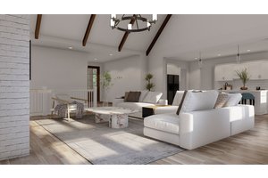 Interior - Family Room 1 for Farmhouse House Plan #923-281 - 4 bed, 3.5 bath