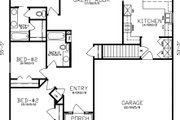 Ranch Style House Plan - 3 Beds 2 Baths 1572 Sq/Ft Plan #405-353 