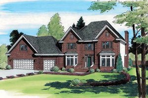 Traditional Exterior - Front Elevation Plan #312-388
