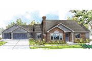 Traditional Style House Plan - 5 Beds 3 Baths 2473 Sq/Ft Plan #124-857 Exterior 
