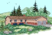 Ranch Style House Plan - 3 Beds 2.5 Baths 1716 Sq/Ft Plan #60-381 