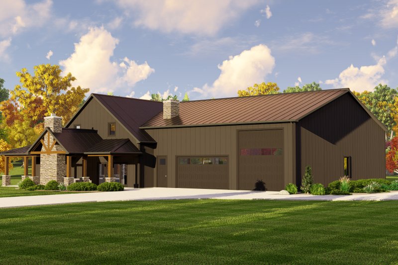 Dream House Plan - Exterior - Other Elevation 1 for Country House Plan #1064-238 - 3 bed, 2.5 bath