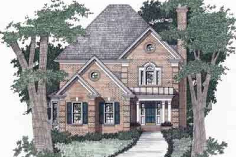 Traditional Style House Plan - 3 Beds 2.5 Baths 2077 Sq/Ft Plan #129-128