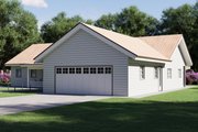 Farmhouse Style House Plan - 3 Beds 2.5 Baths 1650 Sq/Ft Plan #1106-181 Exterior 