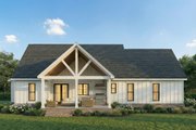 Farmhouse Style House Plan - 4 Beds 3 Baths 2185 Sq/Ft Plan #1074-129 Exterior 