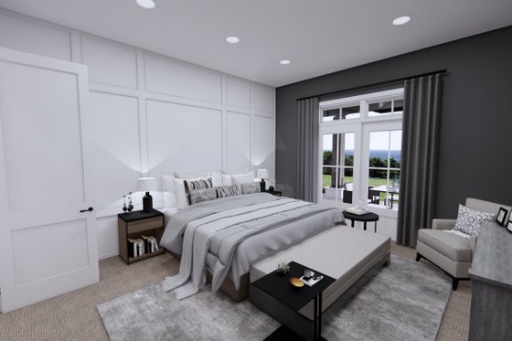 Interior - Master Bedroom for Farmhouse House Plan #51-1241 - 3 bed, 3.5 bath