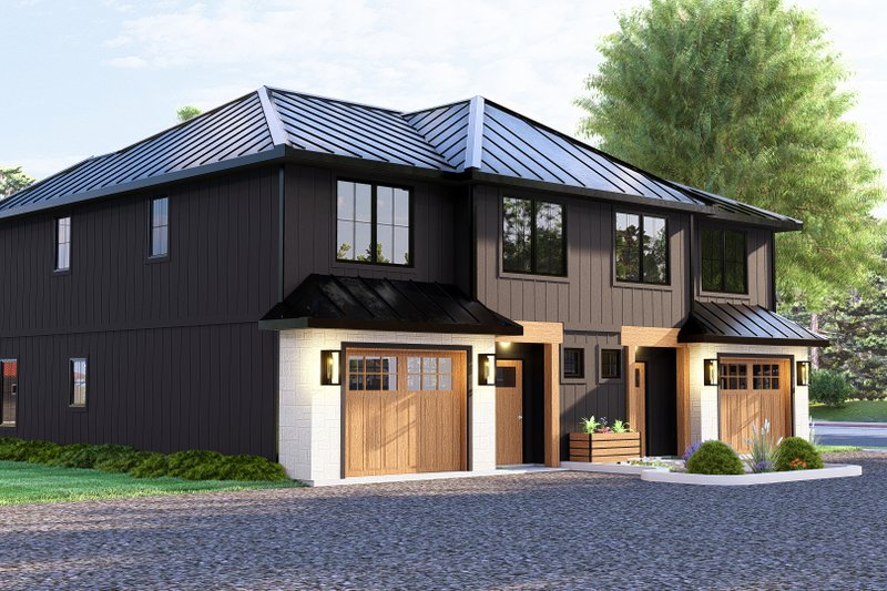 House Blueprint - Exterior - Other Elevation for Modern House Plan #1064-310 - 6 bed, 5 bath
