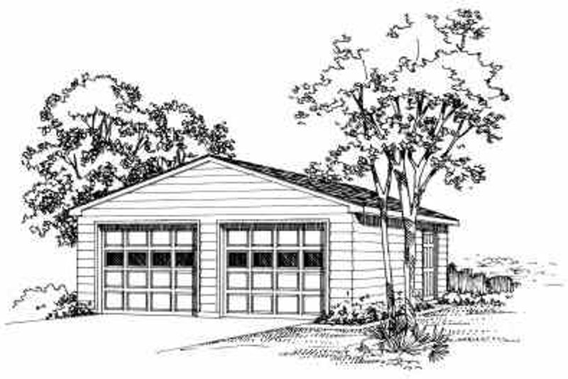 House Blueprint - Traditional Exterior - Front Elevation Plan #72-246